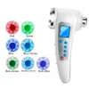 Ultrasound Galvanic Ion Skin Pores Cleaning Massager 7 LED Pon Skin Lift Rejuvenation Anti-wrinkle Care Beauty Devices 231225