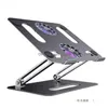 Laptop Cooling Pads Cooler Base Stand Foldable Pad Support Adjustable Notebook For Ipad Within 17.3 Inch 2 Fans Drop Delivery Comput Dhr31