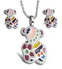 JEWELRY SET WHOLE stainless steel earring pendants necklace Studs Earrings JEWELLERY party dress jewerly6567397