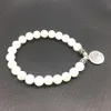 SN1334 Bracciale da donna di alta qualità Pietra di luna naturale Bracciale con ciondolo albero della vita Bracciale meditativo Yogi Balance231s