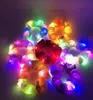 LED Light Shiny Scrunchies Women Girls Hair Band Rope Accessories Luminous Elastic Ponytail Holder Circle Colorful Lighting Scrunc3514489