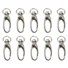 Hooks 100 Pcs D Swivel Trigger Clips Metal Key Ring Lobster Clasps Retail