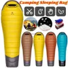 Sleeping Bags Camping Sleeping Bag Goose Down Ultralight Adult Mummy Sleeping Bag Winter Outdoor Warm Waterproof Gear Hiking Camping SuppliesL231226