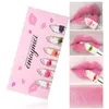 6st Lipsticks Lip Balm Transparent långvarig fuktgivande blommstickfuktighetskräm Glosses Makeup Velvet Beauty 231225