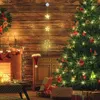 Strings Christmas Window Lights LED Hang For Portable Decor Trees Walls Mantels