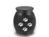 Mini Small Pet Caskets Urns Memorial Urn Pet Paw Ashes Holder Cremation Urn for Ashes Pet Dog Cat Urn Pendant 16x25mm7351097