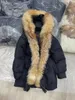 Piumino d'oca bianca Cappotto in vera pelliccia di volpe Cappotto caldo casual di media lunghezza da donna Giacca invernale Abbigliamento europeo Donna 231226