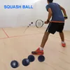 Squashbälle, 4er-Pack, einzelner blauer Punkt-Gummiball für Anfänger und Kinder-Wettkampftraining 231225