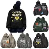 Men's Hoodies Sweatshirts Mens Y2k Cartoon Line Character Print Hoodie Harajuku Hip Hop Sweatshirt Pullover Hooded Streetwear