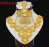 Adixyn Turkey Coin NecklaceEarringRingBracelet Jewelry Sets For Women Gold Color Coins ArabicAfrican Bridal Wedding Gifts 22072963803