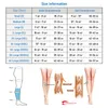 Kvinnors strumpor Yisheng Compression Knee High Open Toe Men Graderade kompressstrumpor för åderbråck