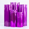 1/4oz various colors zipper Packaging mylar bag glossy package bags flat crafts packing Pouches Voukq Emgvb