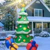 2 1m Christmas tree garden outdoor decoration RGB lighting inflatable Xmas trees inflatables model festival light props candy cane276C