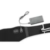 Coussin de ceinture chauffant électrique USB, soutien du dos, soulagement de la douleur, masseur, thérapie par compression lombaire, 231226