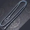 سلاسل Nagons Scales Necklace للرجال نساء المجوهرات الفضية الأزواج الرجعية اللباس 259i