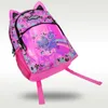 Smiggle original verkaufter Kinderschulranzen Mädchen Schulterrucksack rosarot Space Cat süße süße Tasche 16 Zoll 231225