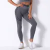 Damenhose Lu Align Frau Gestreifte Hose Nahtlose Hose Push-Up-Leggings Sporthose Für Frauen Fitnesshose Hohe Taille Dehnbare Trainingsstrumpfhose Frau Lemon Lady Gry Sport