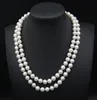 Double layer pearl necklace S925 buckle 89mm natural freshwater pearl jewelry for women is simple and elegant attend parties wedd8332160