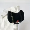 Abendtaschen Casual Weiche Nylon Schulter Solide Innenfach 2024 Für Frauen Mode Knödel Form frauen Handtaschen
