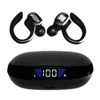 Écouteurs tws tws Bluetooth avec microphones Sport Hook Affichage LED HORSE WIRESS HIFI EVOBUDS STÉRÉO ENCORD