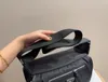 Bolso de diseñador de lujo, bandolera triangular de nailon, bolsos cruzados a la moda para hombre, bolsos de cintura negros, bolso de pecho, bolso de un solo hombro