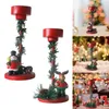Bougeoirs de Noël, porte-cône, décoration de fête, pilier candélabre
