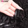 4B 4C Afro Crépus Bouclés Clip Dans Les Cheveux Humains 100 Mongol Vierge Naturel Noir Ins Bundle YouMay 231226