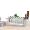 キッチンストレージ皿乾燥ラック皿カッティングボード用のプレートキャビネットベイクウェアのふた排水機