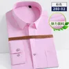 Men's Dress Shirts Spring And Autumn Formal Business Work Clothes Long Sleeve Shirt Casual Solid Color Slim-fit Free Ironing Young People