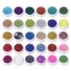 60 stks/set Nail Art Glitter Pailletten Mix Blauw Goud Zilver Wit Kleuren Suiker Schuurpoeder Pigment Stof Nagel Supply Decoraties 231227