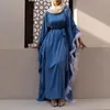 Roupas étnicas Robe Djellaba Femme Vestidos Kaftan Dubai Abaya Turquia Moda Muçulmana Hijab Vestido Islam Vestidos Abayas para Mulheres Caftan