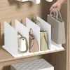 Kleidung Lagerung Kleiderschrank Teiler Regal Handtasche Organisieren Haushalt Multifunktionale Partition Bücher Taschen Display Rack ABS 2024