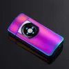 Metal Electric Double Arc Pulse Lighter Plasma USB Charging Power Display Outdoor Windproof Flameless Cigar Lighter Men's Gifts