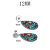 Dangle Earrings MOM Girls Beach 12mm 18mm Snap Button Drop Acrylic Eardrop Ear Stud DIY Jewelry V2080