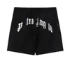 2023 Shorts Heren Dames Ontwerpers Plams Korte Broeken Letter Afdrukken Strip singelband Casual Vijfpuntskleding Zomer Strandkleding Engelen N8pk#