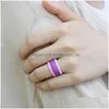 Cluster Rings Twee Constellations Sile Sport Cool Ring Fishtail Mermaid Soft Rubber For Women Finger Jewelry Mother Day Gift Drop Del Dh16L