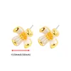 Stud Earrings Cute Daisy Small For Women Yellow Flowers Tiny Female Ear Rings Jewelry 2023 Aretes De Mujer