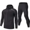 Högkvalitativa män S Sport Suits Winter Running Set Clothes Sports Joggers Training Football Fitness Tracks Workout 231227