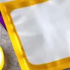 Sacchetti di alluminio colorati da 75x10 cm Sacchetti di plastica con cerniera autosigillante Imballaggio per stoccaggio di snack Sacchetti di Mylar trasparenti opachi Qxidl Gprkm