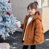 Manteau d'hiver en duvet de canard blanc pour garçons et filles, ample, imperméable, veste d'extérieur, manteaux à capuche pour enfants, Parkas, 90%