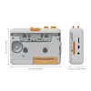 Portable Tape Player USB Cassettes Recorder Cassette to MP3 CD Converter via Compatible with Laptops and Personal Computer 231226