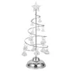 Christmas Decorations Glowing Tree Desktop Decor Night Light Miniature Acrylic Xmas Party Tiny