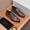 Designer Berluti vestido sapatos de couro tênis de couro masculino berlut brues masculino de qualidade high-end shoes de vaca vestido de couro sapatos casuais One Sapatos masculinos wn-pihg