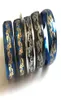 Hela 50st unika 316l rostfritt stål drakskylt ring vintage herrar cool mode ring kvalitet jerwelry helt new7164206