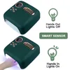 Nail Dryer 72W UV LED Lamp Nail with Smart Timer Memory Digital Timer Display Curling Lamp for All Gel Nail Polish Nail Art Lamp 231227