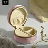 Taimy Velvet Travel Ring Necklace Jewelry Storage Box Girls Persolalize Gift for Virthdays Wedding Packging無料カスタム231227