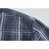 Men Casual Shirts Plaid shirt spring and autumn mens quality business dress shirt fashion classic shirts mens embroidery decoration Comfortable top Long shirt S27