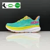 Hoka running shoes women men hokas Clifton 8 9 designer sneakers ONE one black white cyclamen Bellwether Airy Blue vibrant orange mens outdoor Sports Trainers