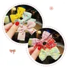 Accessoires pour cheveux 5 pièces enfants mignons nœud papillon princesse épingles à cheveux filles enfants Clips arcs Barrettes pince à cheveux coiffure couvre-chef ornements