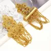 Boucles d'oreilles en chute géométrique Dubaï Exquise OpenWork Big Flower Bride Bride Wedding Party Bijoux Accessoire 231227